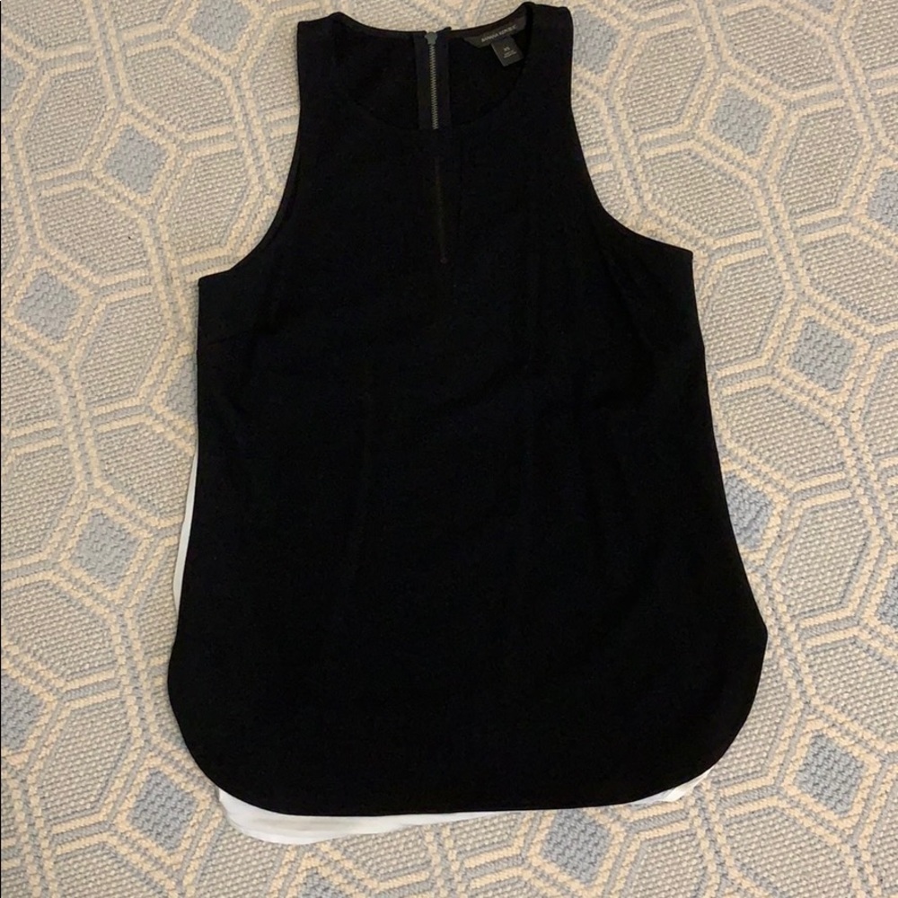 black and white blouse